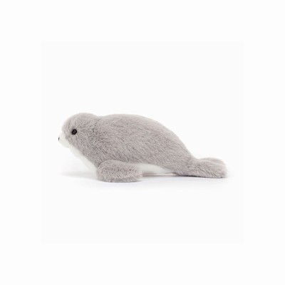 Jellycat Nauticool Grey Foca | OYQV-25106